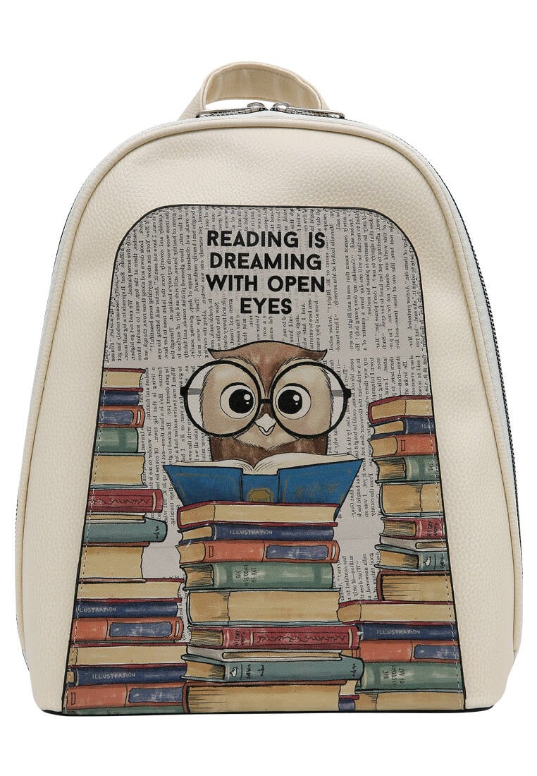 The Wise Owl(Krem) / Dogo Tidy Bag Kadin Canta