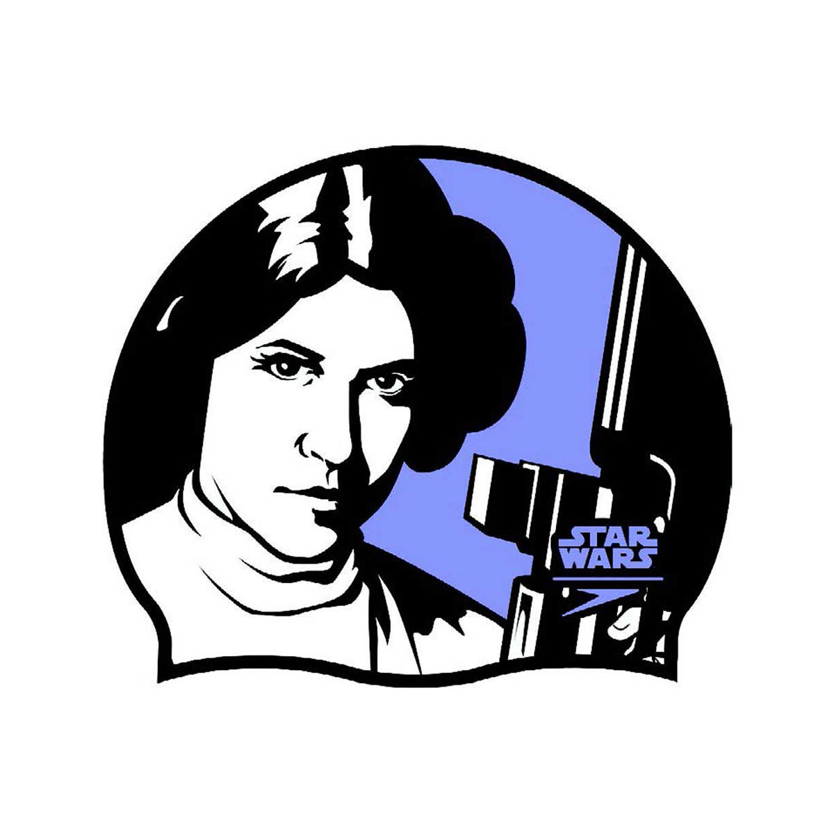 Dj.kapa za plivanje PRINCESS LEIA SLOGAN PART CAP AU